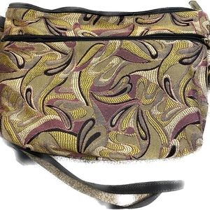 Vintage Danny K Paisley Embroidered Crossbody Purse Bag